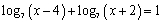 Solve the logarithmic equation for .