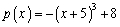 Sketch the graph of the function by transforming the graph of an appropriate function of the form . Indicate all - and - intercepts and make sure your graph exhibits the proper end behavior.