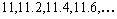 Determine the common difference, the fifth,   , and   terms of the arithmetic sequence   .<div style=padding-top: 35px> 