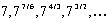 Determine the common ratio, the fifth, and the   terms of the geometric sequence  <div style=padding-top: 35px> 