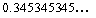 Express the repeating decimal   as a fraction.<div style=padding-top: 35px> 