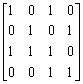 Find the inverse of the matrix, if it exists.