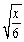 Rationalize the denominator.