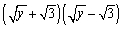 Multiply the algebraic expressions using a Special Product Formula and simplify.