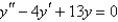 Solve the differential equation.   A)    B)    C)    D)    E)   
