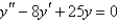 Solve the differential equation.   A)    B)    C)    D)    E)   