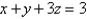 Find the mass of the surface S having the given mass density. S is part of the plane   in the first octant; the density at a point P on S is equal to the square of the distance between P and the xy-plane. A)    B) 49 C)    D) 20