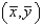 Let R be a plane region of area A bounded by a piecewise-smooth simple closed curve C. Using Green's Theorem, it can be shown that the centroid of R is   , where     Use these results to find the centroid of the given region. The triangle with vertices   ,   , and   .