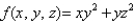 Evaluate the integral   where   and   with respect to x, y, and z, in that order. A) 120 B) 500 C) 620 D) 180