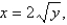 Find the mass and the moments of inertia     and   and the radii of gyration   and   for the lamina occupying the region R, where R is the region bounded by the graphs of the equations     and   and having the mass density  