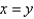 Evaluate   where   is the figure bounded by   and   .