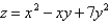 If   and   changes from (2, 1) to   find dz.