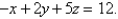 Find the equation of the line through   and perpendicular to the plane  