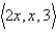 Find the values of x such that the vectors   and   are orthogonal. A)    B)    C)    D)    E)   