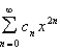 Suppose that the radius of convergence of the power series   is   . What is the radius of convergence of the power series   . A)    B)    C)    D)    E)   