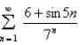 Test the series for convergence or divergence.  