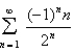 Determine whether the series converges or diverges.  