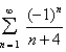 Determine whether the series converges or diverges.  