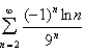 Determine whether the series converges or diverges.  