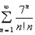Determine whether the series is convergent or divergent.  