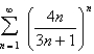 Determine whether the series is convergent or divergent.  