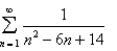 Determine whether the series is convergent or divergent.   A) diverges B) converges