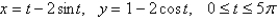 Set up an integral that represents the length of the curve. Then use your calculator to find the length correct to four decimal places.  