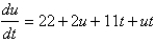 Solve the differential equation.  