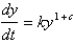 Let c be a positive number. A differential equation of the form   where k is a positive constant is called a doomsday equation because the exponent in the expression   is larger than the exponent 1 for natural growth. An especially prolific breed of rabbits has the growth term   . If   such rabbits breed initially and the warren has   rabbits after   months, then when is doomsday? A)    B)    C)    D)    E)   