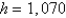 The rate of change of atmospheric pressure P with respect to altitude h is proportional to P provided that the temperature is constant. At   the pressure is   at sea level and   at   . What is the pressure at an altitude of   ?