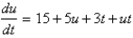 Solve the differential equation.   A)    B)    C)    D)    E)   