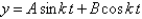For what nonzero values of k does the function   satisfy the differential equation   for all values of A and B?  A)     B)     C)     D)     E)    