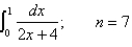 Use the Trapezoidal Rule to approximate the integral with answers rounded to four decimal places.   A) 0.2326 B) 0.1088 C) 0.1163 D) 0.2029 