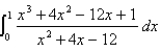 Use long division to evaluate the integral.   The choices are rounded to 3 decimal places. A)    B)    C)    D)    E)   