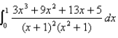 Evaluate the integral.  