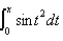 The integrals   and   are called Fresnel integrals. They are used to explain the phenomenon of light diffraction.Evaluate the given limit.    