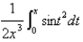 The integrals   and   are called Fresnel integrals. They are used to explain the phenomenon of light diffraction.Evaluate the given limit.    