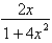 Find the derivative of the function. y = (4x<sup>2</sup> + 1)  tan<sup>-</sup><sup>1 </sup>2x A)    B) 4x<sup>2 </sup>tan<sup>-</sup><sup>1 </sup>2x + 2 C)    D) 8x tan<sup>-</sup><sup>1 </sup>2x + 2