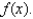 Find the derivative of    