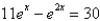 Solve the equation for x.  