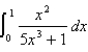 Evaluate the integral.  
