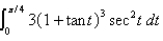 Evaluate the integral.  