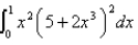 Evaluate the integral.  