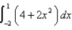Use   to evaluate the integral.   A)    B) 22 C) 54 D)   