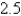 The speed of a runner increased steadily during the first three seconds of a race. Her speed at half-second intervals is given in the table. Find a lower estimate for the distance that she traveled during these three seconds.                     2.5 4.4 6.5 9.4 12.2 16.8