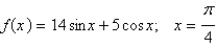 Find the differential of the function at the indicated number.   A)    dx B)    dx C)    dx D)    dx