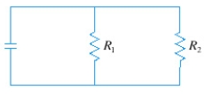  If two resistors with resistances   and   are connected in parallel, as in the figure, then the total resistance   measured in ohms ( \Omega ) , is given by   . If   and   are increasing at rates of   and   respectively, how fast is   changing when   and   ? Round the result to the nearest thousandth.   A)    B)    C)    D)    E)    