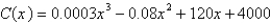 <strong>Suppose the daily total cost (in dollars) of manufacturing x televisions is What is the marginal cost when x = 600? What is the actual cost incurred in manufacturing the 601st television?</strong> A)$348.00, $348.58 B)$186.67, $186.94 C)$348.00, $348.46 D)$186.67, $186.98