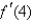 If an equation of the tangent line to the curve   at the point where   is   find   and   . A)    B)    C)    D)    E)   