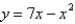 Find the tangent line to the parabola   at the point   A)    B)    C)    D)    E) None of these